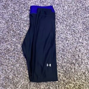 Under armor black/purple leggings